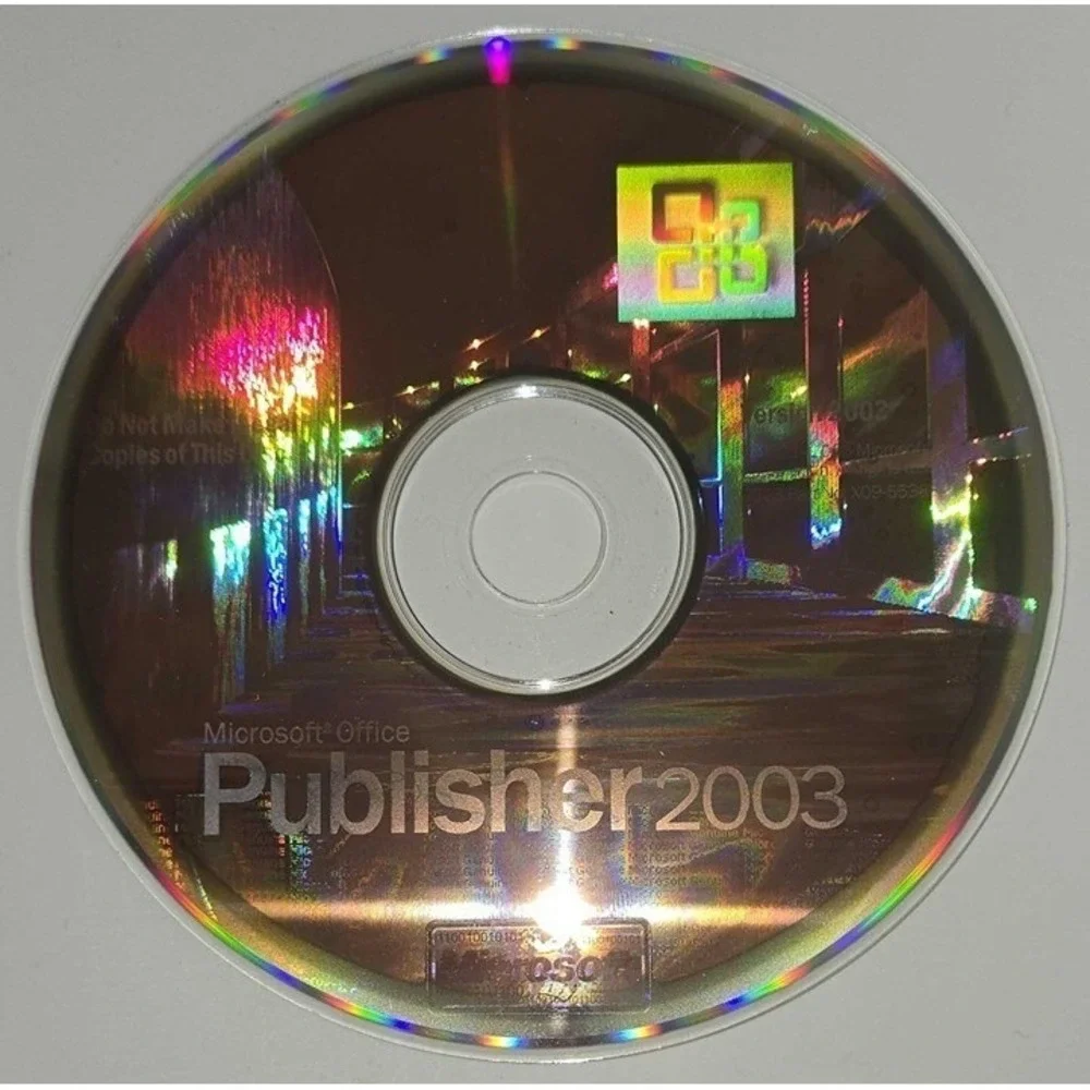Microsoft Office Publisher 2003 Business Publishing Software CD-ROM Case